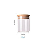Glass Jars With Wooden Lid
