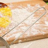 Mesh Stainless Steel Strainer With Long Handles
